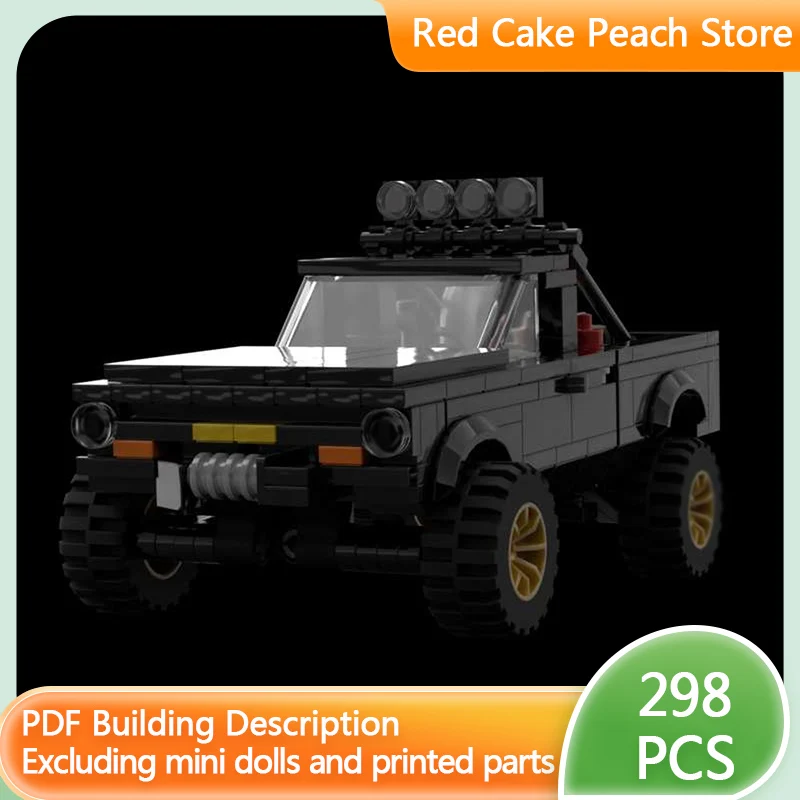 Modelo de carro de corrida de velocidade moc tijolos de construção c10 retro captador tecnologia modular crianças presentes do feriado montar brinquedos terno