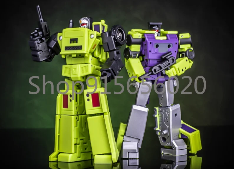 

Magic Square Toys Ms-B39A Crane Master Ms-B40A Load Master 2pcs In 1 Box Set Small Size Mini In Stock