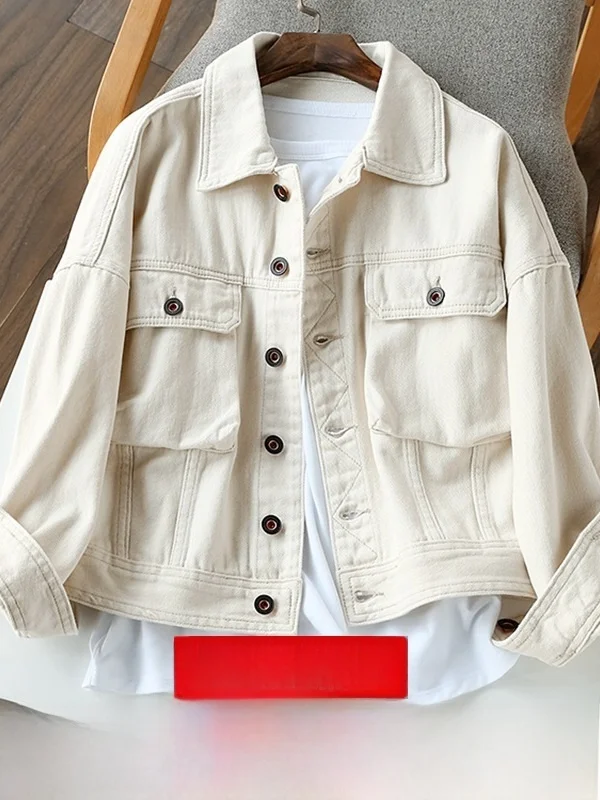 

Waed Cotton Denim ort Jaet Design Sensation Брендовый женский модный топ с воротником-стойкой Long Sve Regular Fit