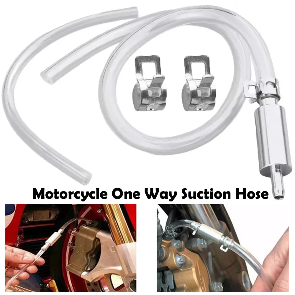 

Motorcycle One Way Suction Hose Eco-friendly Materials Transparent Brake Clutch Brake Vent Hose Motorbike Parts Equipment