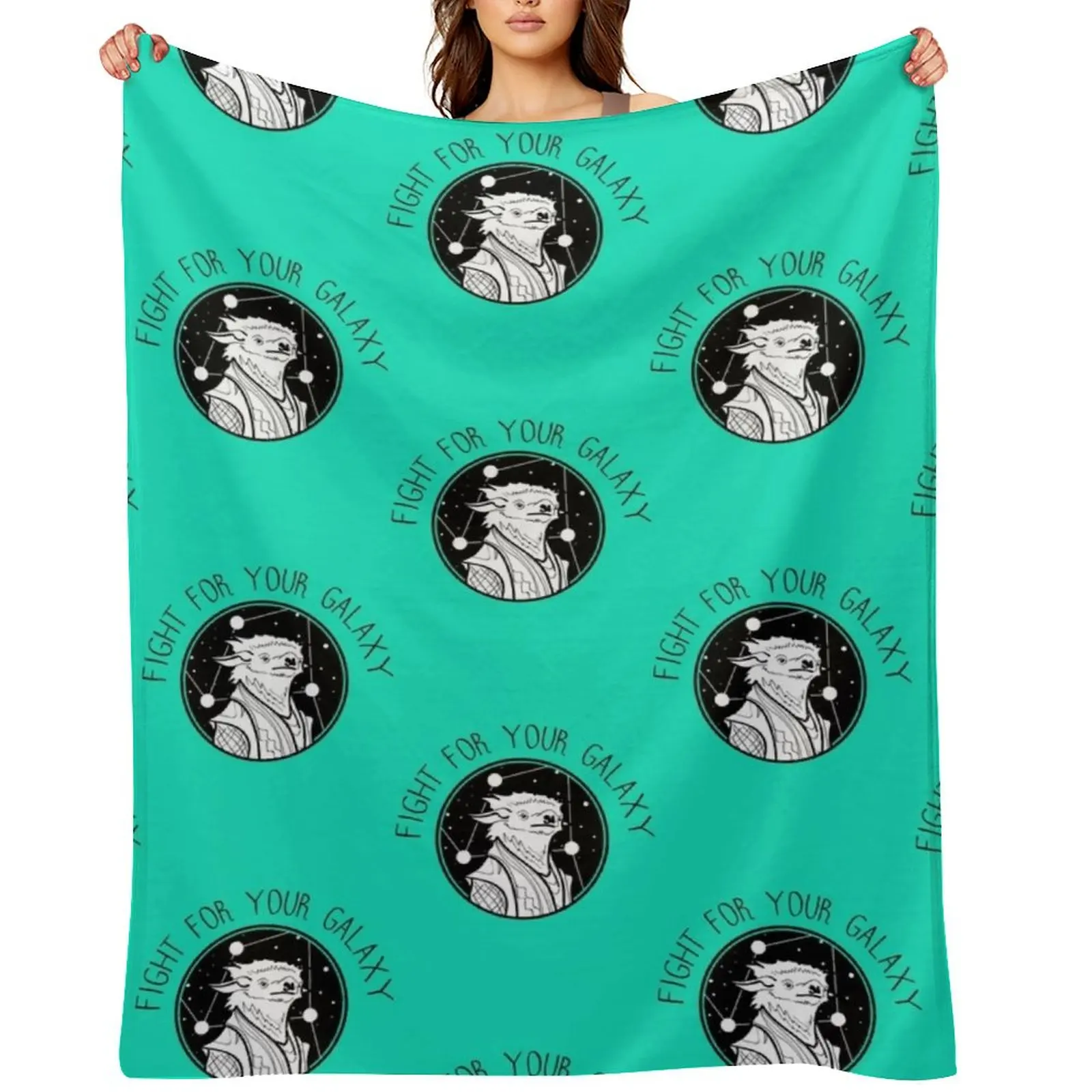 Stellaris Alien Throw Blanket Hair Fashion Sofas Baby Bed linens Blankets