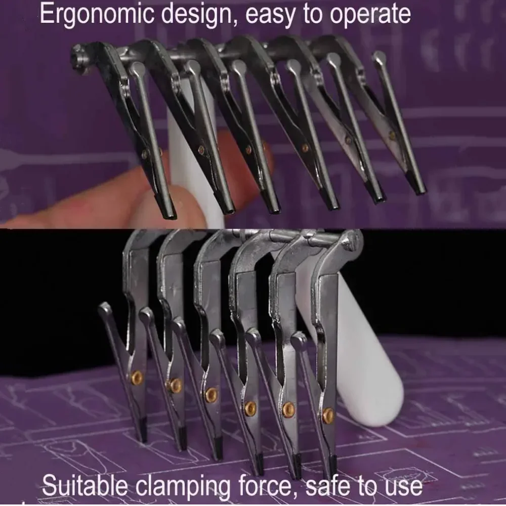 セラミスト六角クランプ、釉薬用六歯クリップ、バッチ磁器補助ツール、技術者研究室、迅速な配達