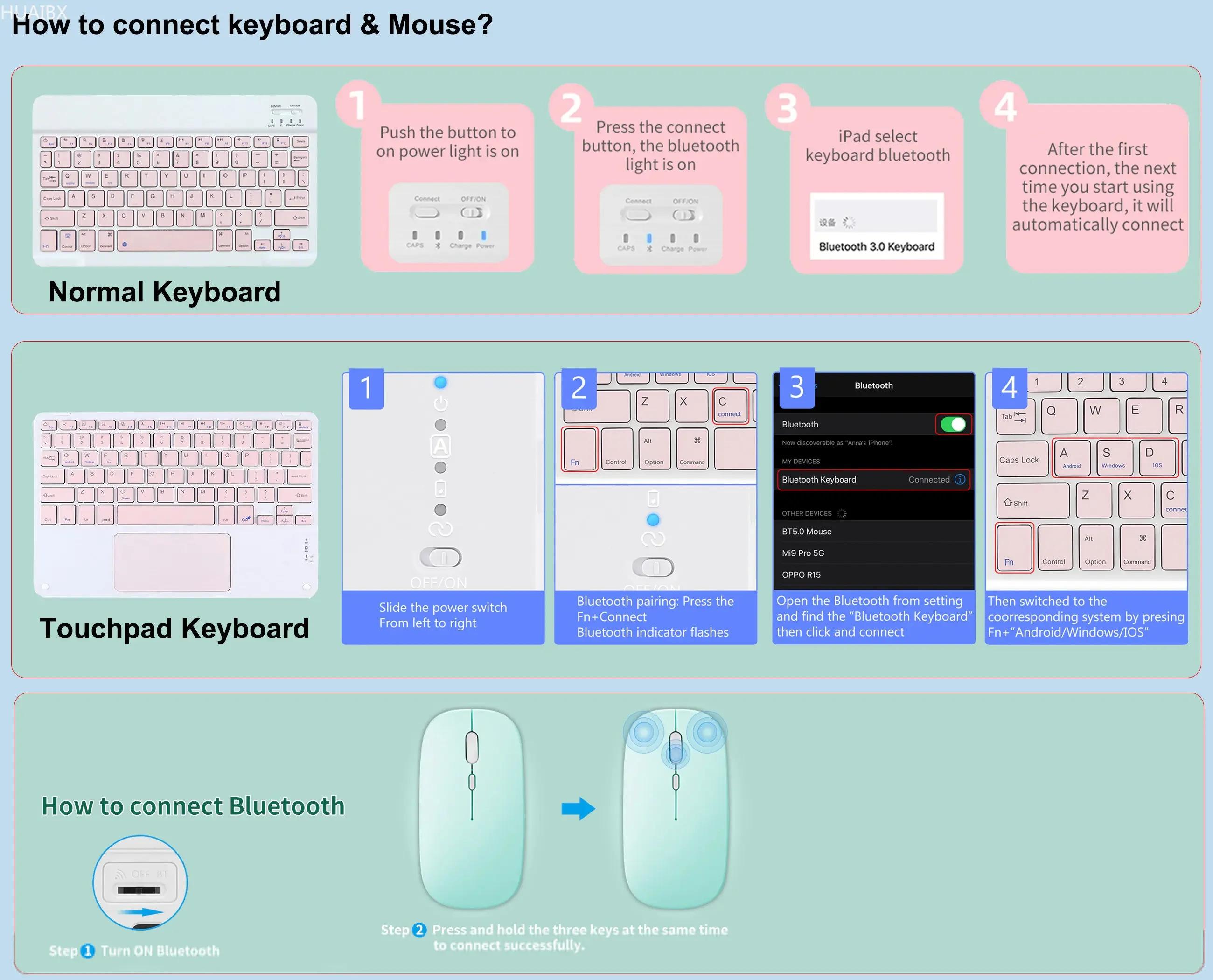 For Huawei Matepad Mini 8.8 Inch 2025 Case Touchpad Trackpad Keyboard Cover For Matepad Mini 8.8" 2025 Tablets Keyboard Funda