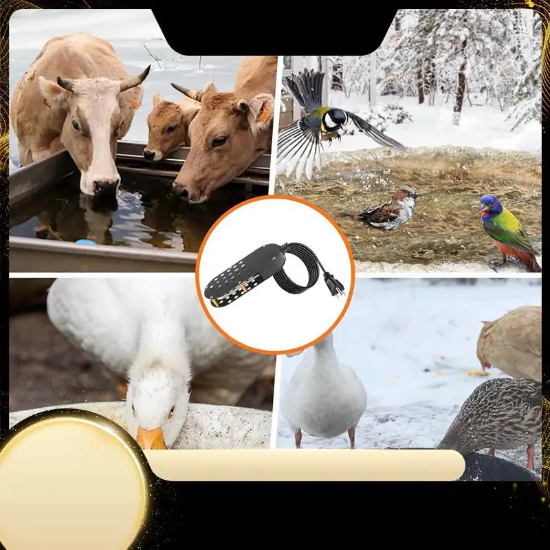 

Submersible Chicken Waterer Heater, Chicken Waterer Deicer, Poultry Water Heater US Plug