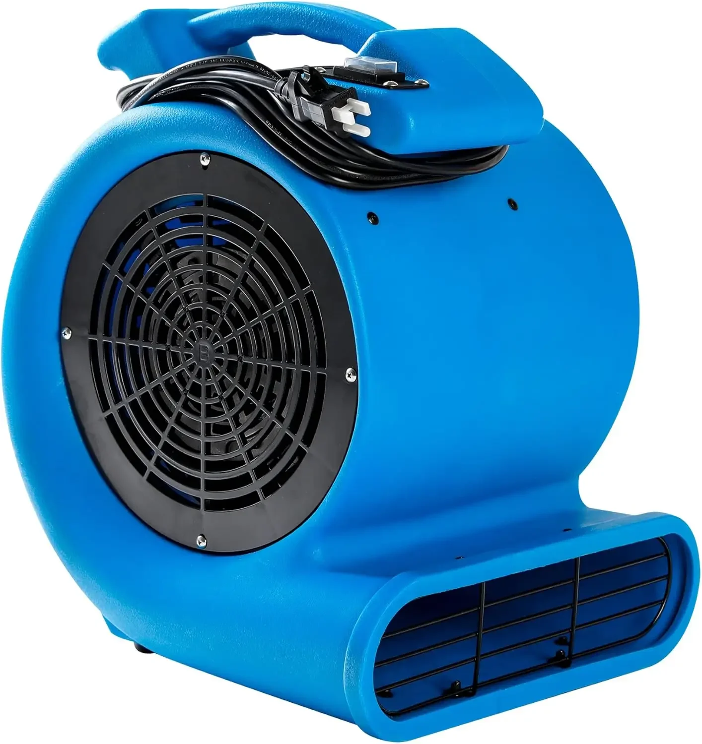 1/2hp Air Mover Floor Drying Blower Fan - Powerful 1/2HP Motor Carpet Dryer, 2200 CFM Air Flow, Lightweight Design, 2-Speed Sett