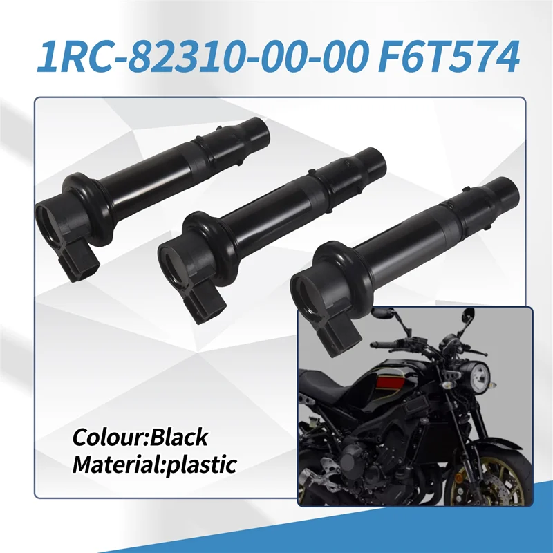 

3PCS Ignition Coil For MT09 XSR900 TRACER 900 60TH ANNIVERSARY FJ09 FZ09 2014-2020 1RC-82310-00-00 F6T574