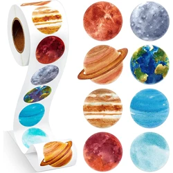 100-500pcs Children Reward Stickers Space Planet Label School Teacher Reward Student Scrapbooking Stationery Diaries Sticker