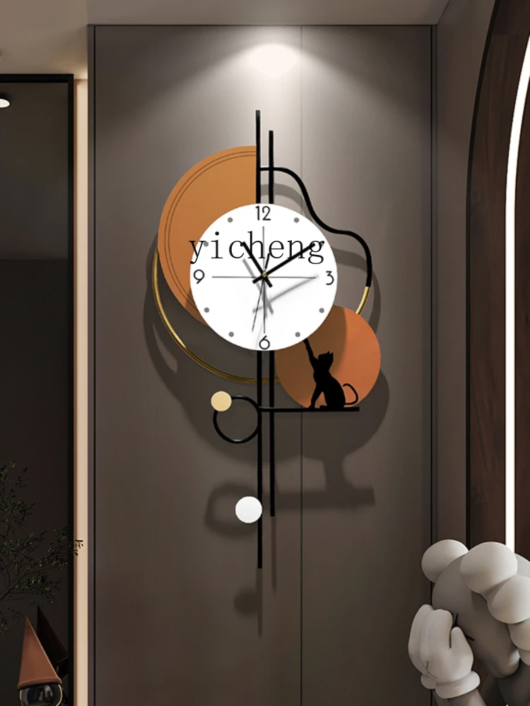 XL Fashion Wall Clock Modern and Unique Clock Wall Clock Bedroom Noiseless Pocket Watch