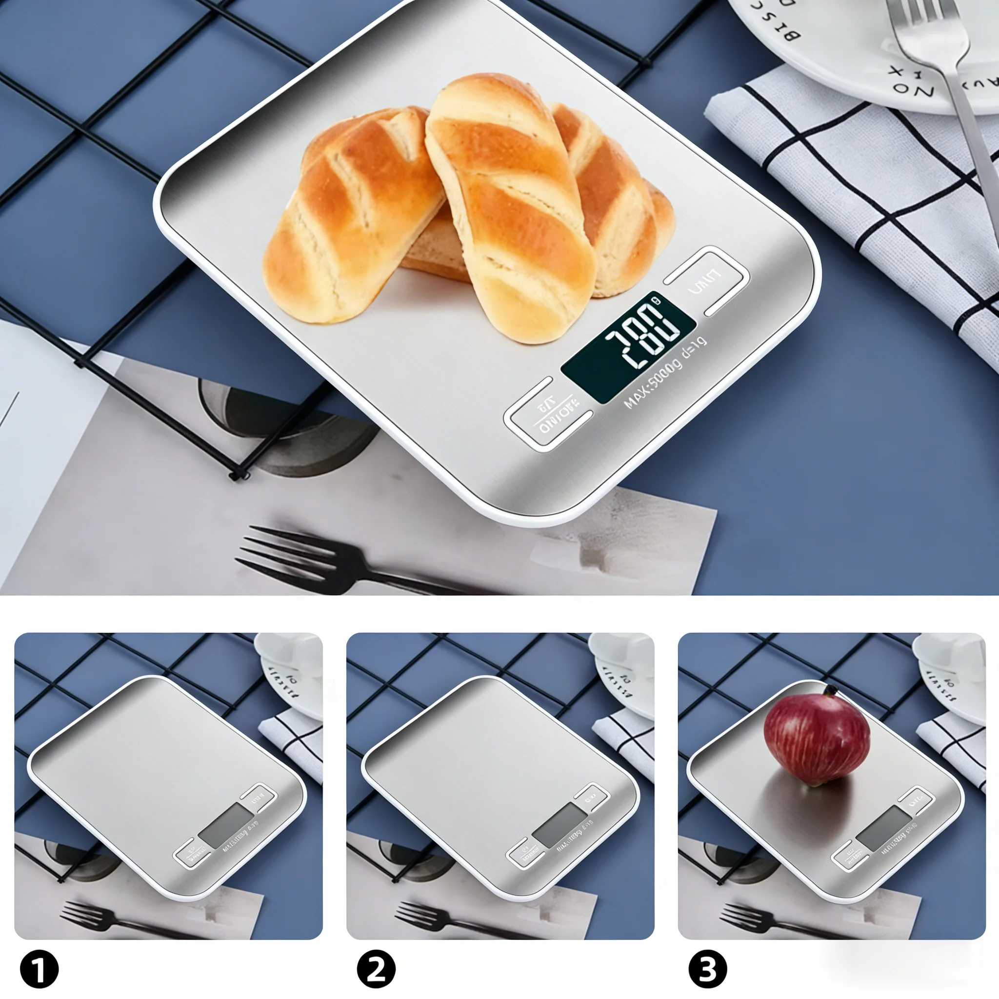 เครื่องชั่งครัวดิจิตอล 10/5กก. - Mini Kitchen Baking บทวิจารณ์และราคา
