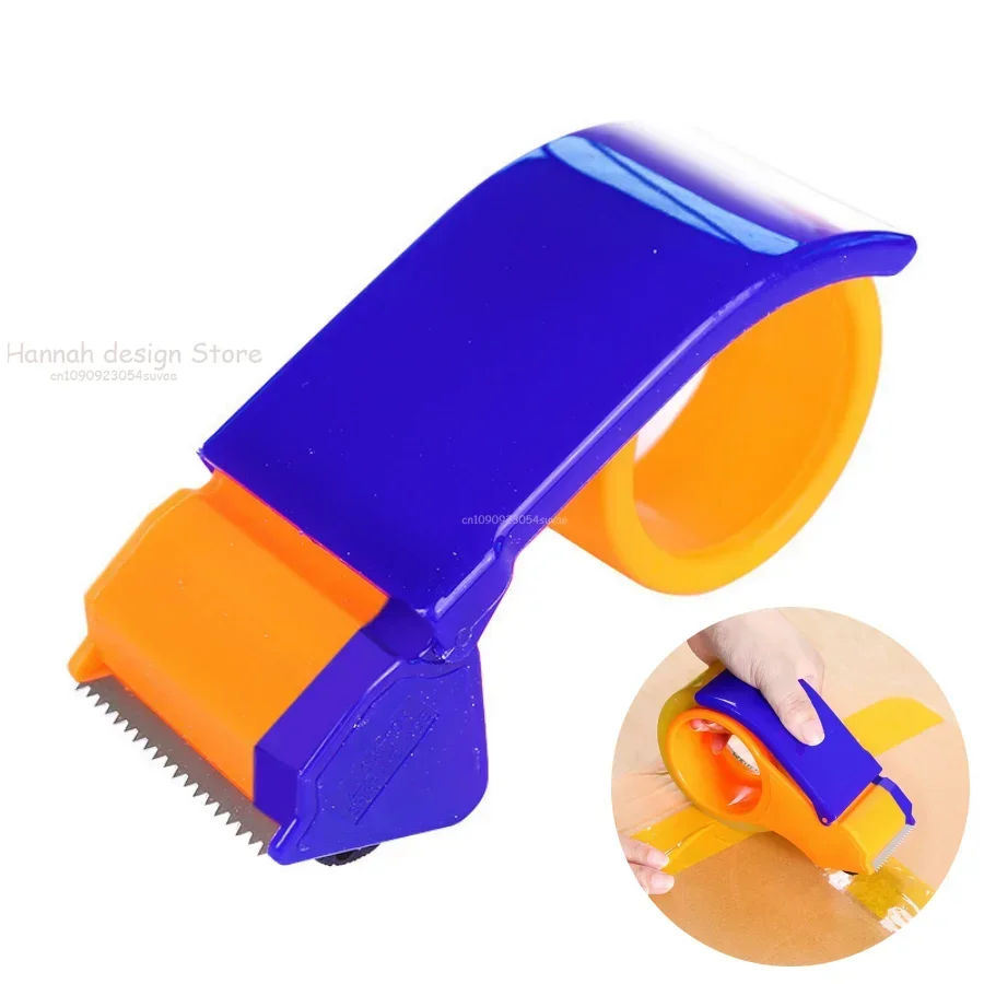 Plastic Afdichting Verpakker Tape Dispenser Verpakking Pakket 48Mm Breedte Roller Tape Cutter Afdichting Tape Houder Handmatige Verpakkingsmachine