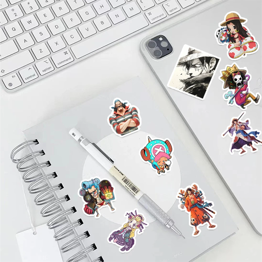 10/30/50 Stuks Cartoon Anime Oen Stuk Stickers Waterdichte Diy Waterfles Notebook Dagboek Cool Luffy Zoro Vinyl Sticker Decaks Speelgoed