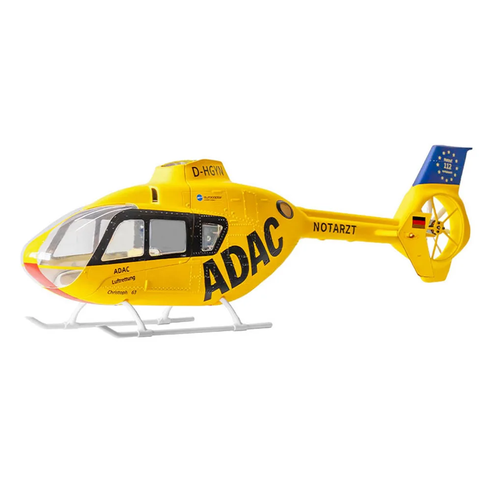 

FLY WING EC135 470 класса 2,4G 6CH запасные части для радиоуправляемого вертолета навес с шасси и хвостовым двигателем