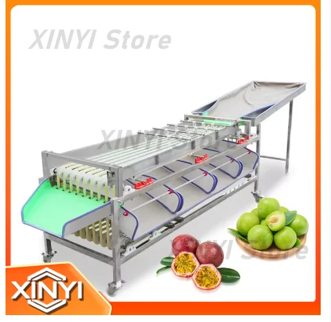 VBJX for Electronic Fruit Vegetable Potato Garlic Cherry Orange Mango Grading Sorting Machine Line for Agricultural