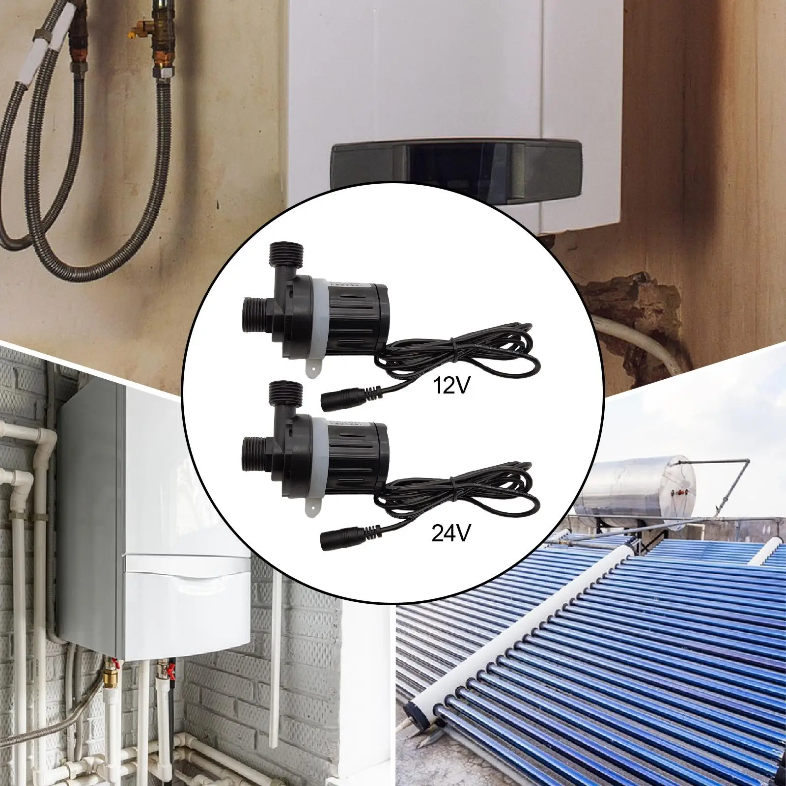 

Бесщеточный солнечный насос для горячей воды постоянного тока для солнечных циркуляционных систем небольшого пруда