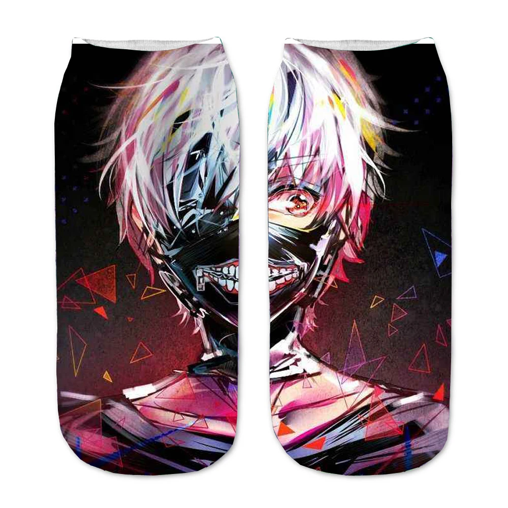 Men Women socks Cosplays Teenager Hip Hop Casual Socks For Anime Tokyo Ghoul Socks Cartoon Print Adult Socks