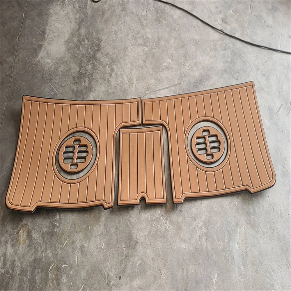 

2006 Monterey 302 Swim Platform Step Pad Boat EVA Foam Faux Teak Deck Floor Mat SeaDek MarineMat Gatorstep Style Самоклеящийся