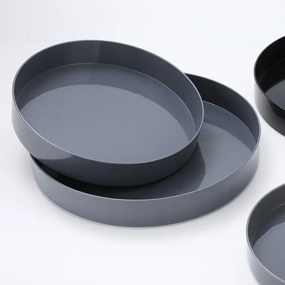 Durable Round Flower Arrangement Tray Japanese Style Large Flower Container Thickening Plastic Flower Tray Garden Courtyard