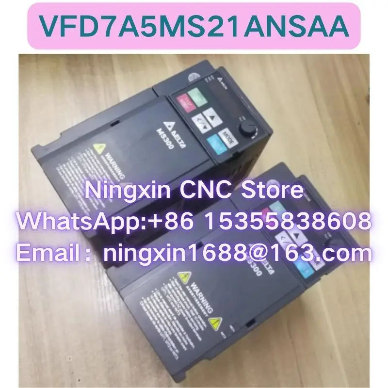 

Использованный инвертор VFD7A5MS21ANSAA. Функциональный тест пройден. Быстрая доставка.