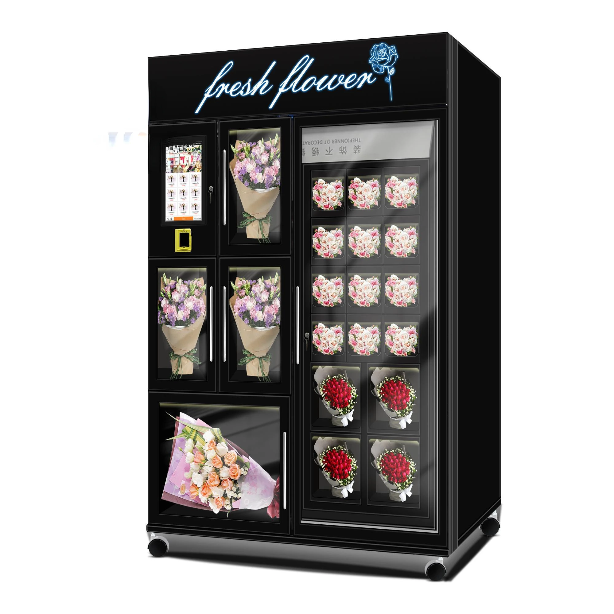 Keep Flower Fresh Vending Machine Long Time Preserve Flower Vending Machine With Big Size Locker Space