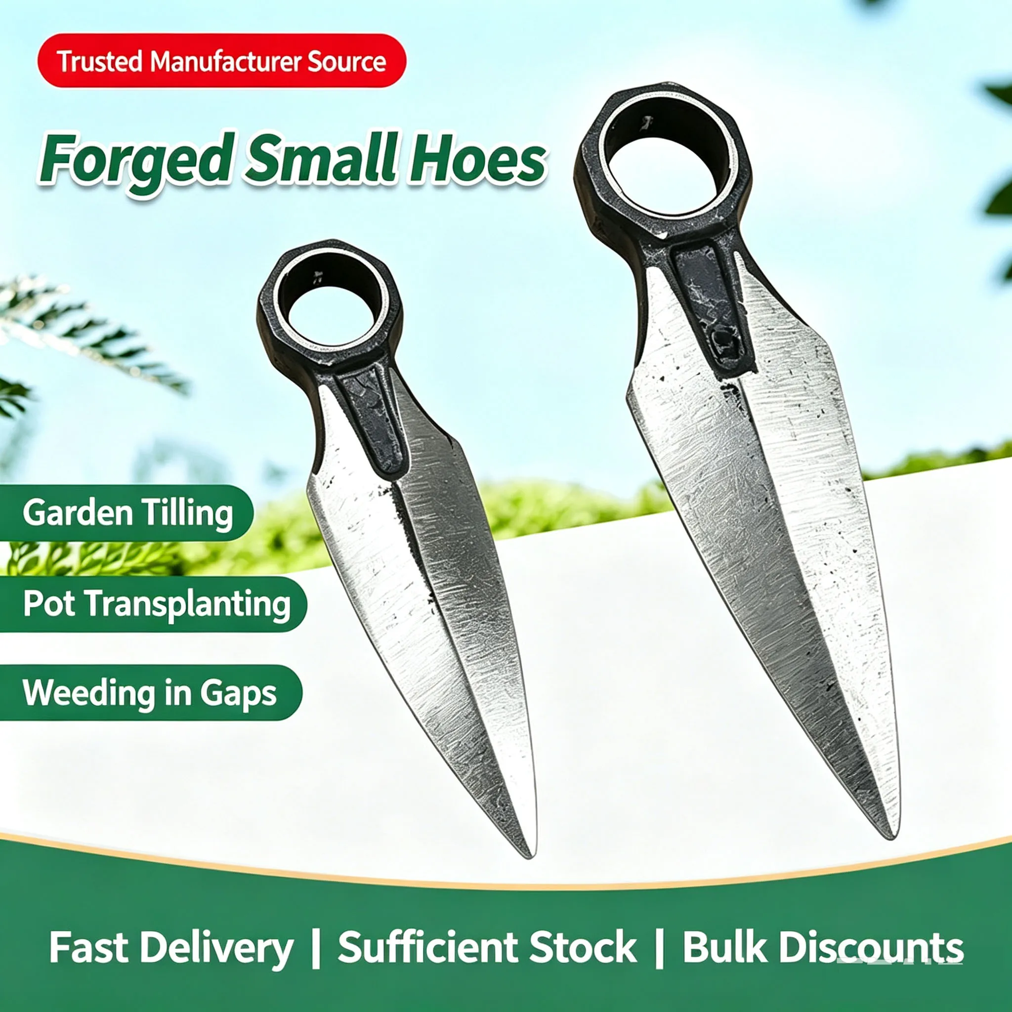 Growing Vegetables And Flowers Household Weeding Tools Outdoor Foraging Tools Gardening Hammering Small Flower Hoes