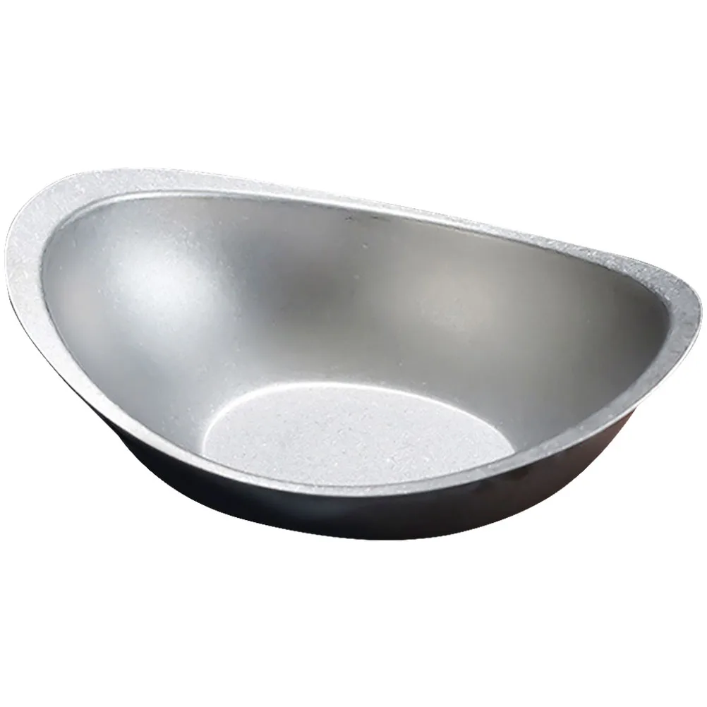 

Stainless Steel Ingot Designed Bowl Multi function Salad Mixing Bowls Deep Size Suitable Indoors Outdoors Fruit Snack