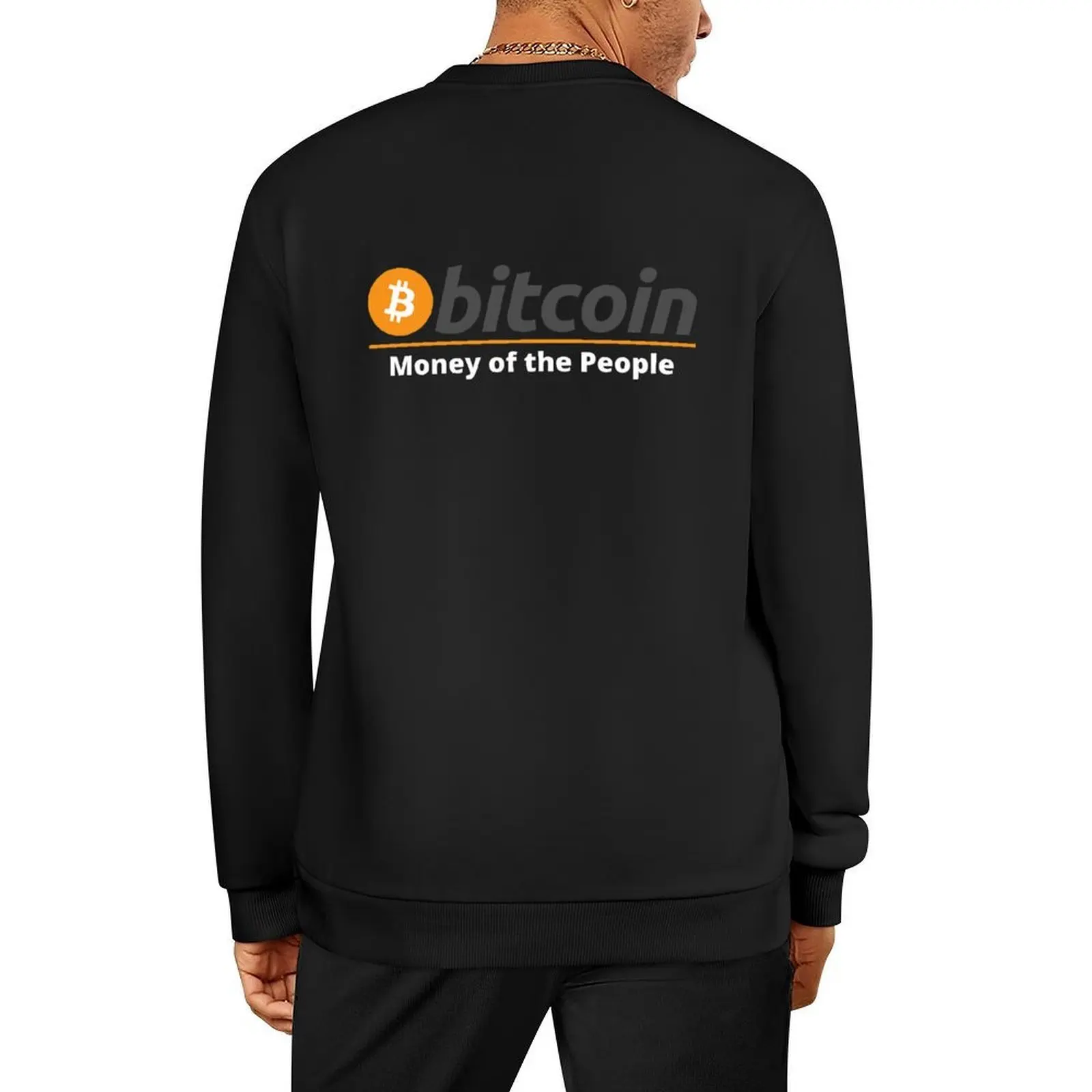 

Bitcoin Original - Money of the People Pullover tracksuit men clothes for men aesthetic clothing sweatshirt male