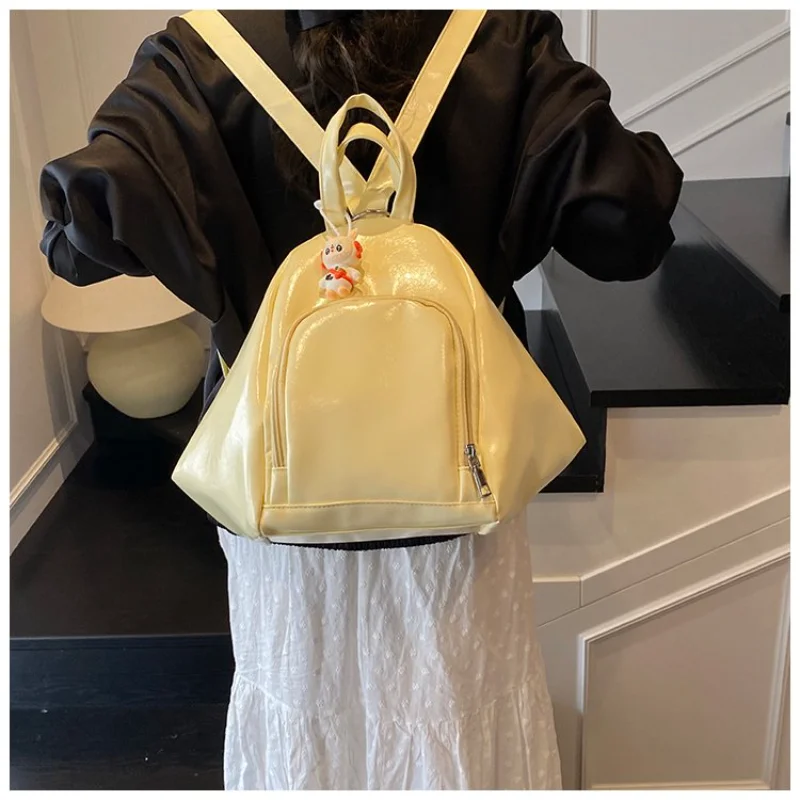 Women's Casual Minimalist Backpack, Multi-Color Everyday Bag with Adjustable Straps Ideal for School, Travel and Weekend Outings