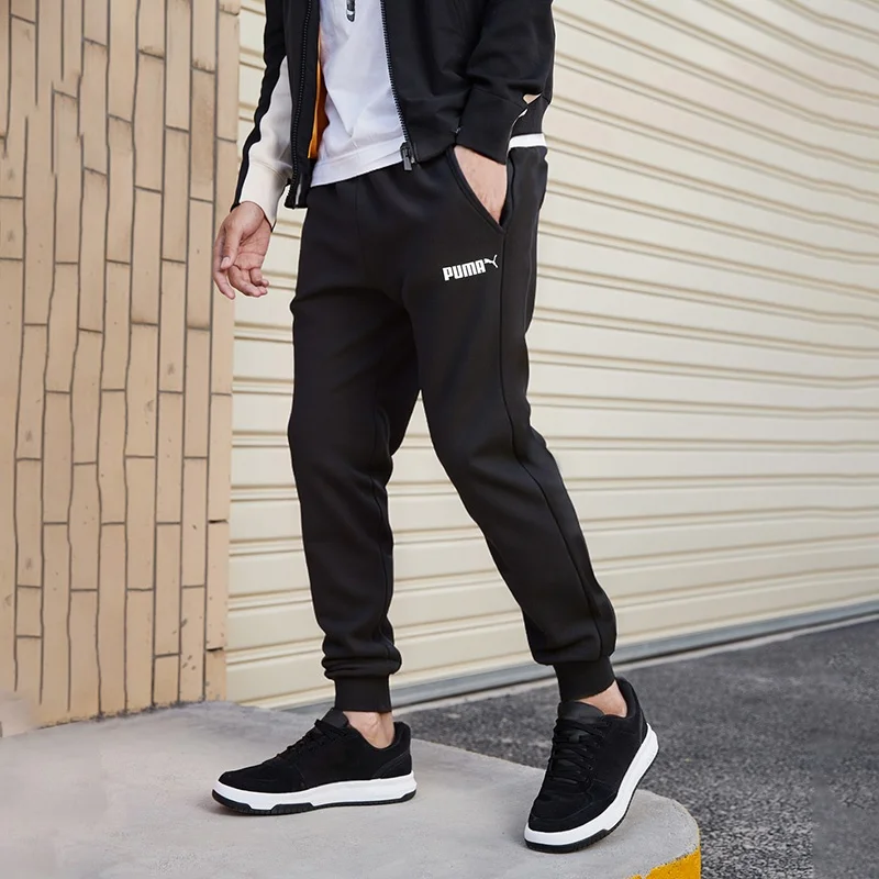 بوما سراويل رياضية سوداء غير رسمية ملابس رجالية ونسائية 69371001 #1