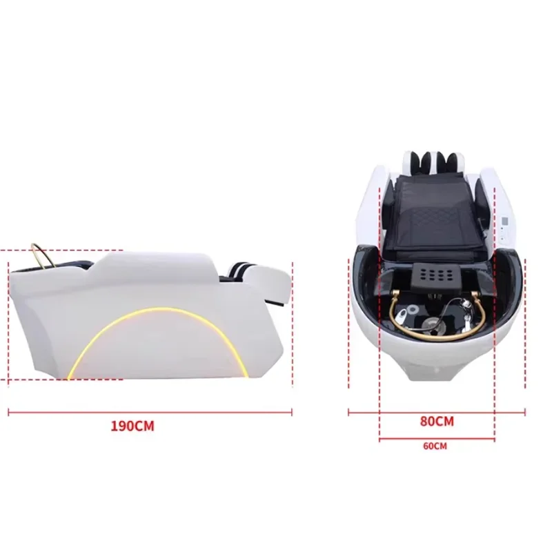 غسل كرسي شامبو صالون المهنية مغسلة الجمال التجميل تصفيف رئيس سبا japonais الجدول التنقل تصفيف الشعر