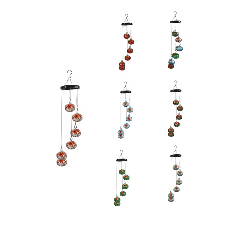 

Charming Wind Chimes Bird Feeders For Outdoors Hanging Ant And Bee Proof,Never Leak,Perfect Garden Durable