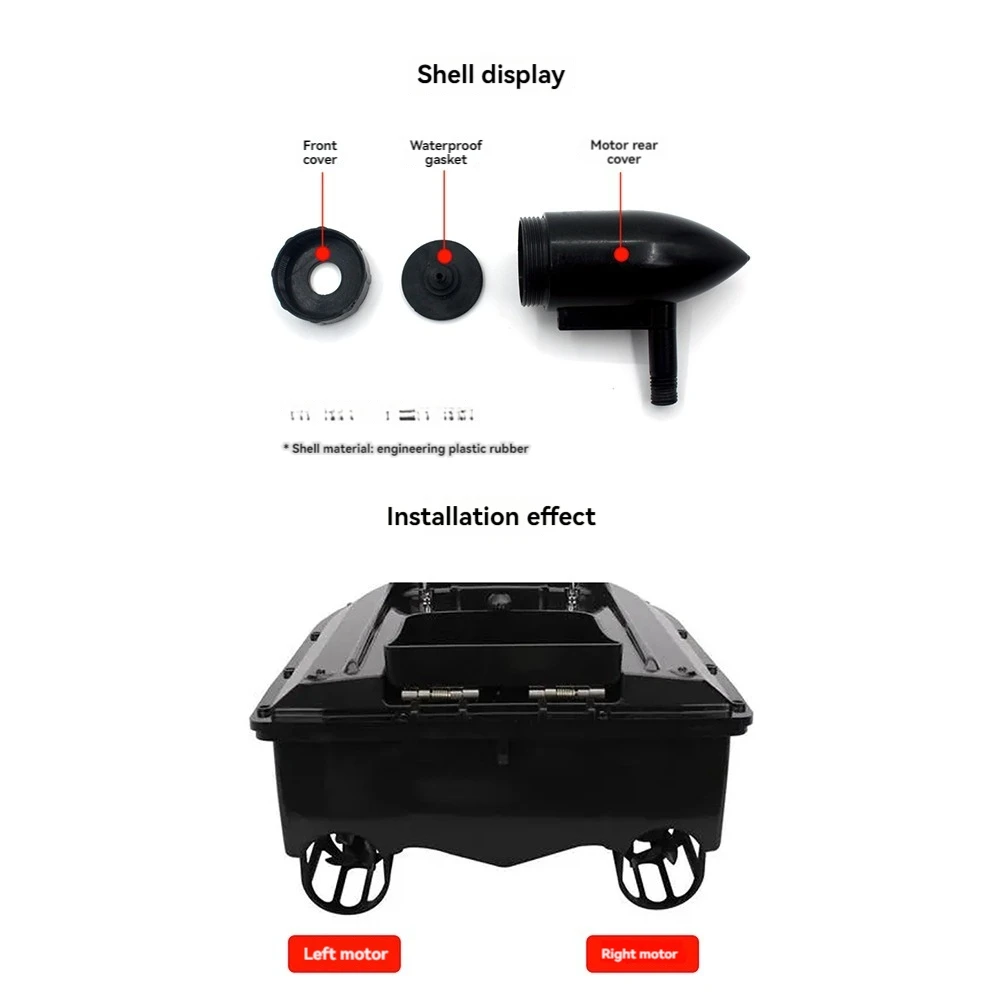 Hélices de Motor subacuáticas para barco de cebo, Kits modificados DIY, accesorios para barco de cebo de pesca, 2011-5