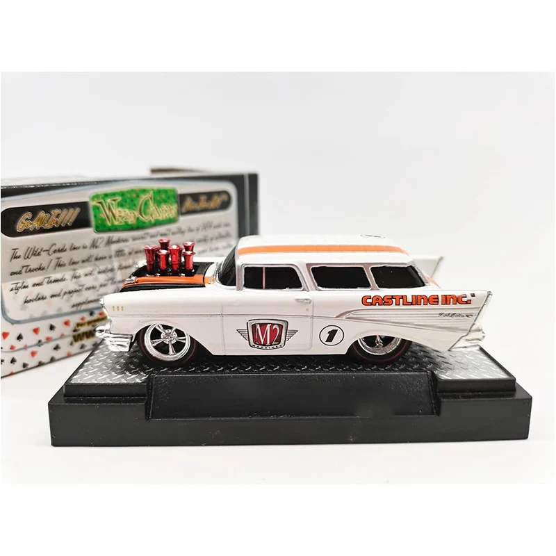 M2 Machines 1:64 1957 Alloy Car Model Simulation Car Toy Boy Gift Simulation Vehicles Ornaments Child Birthday Gift - Image 2