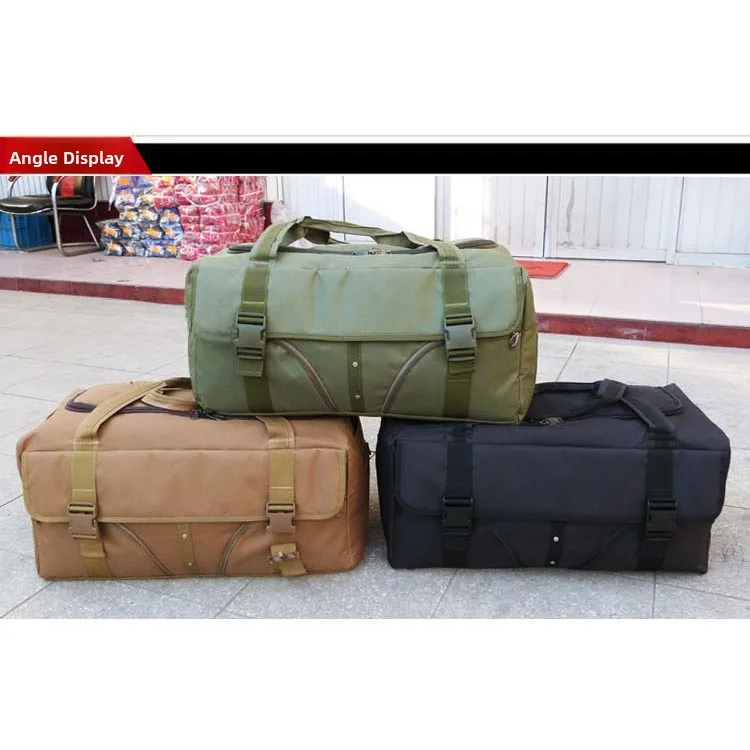 Große Capaci Ox Cloth Reisetasche Herren Lage Bag Wasserdichte Handheld Moving Tour Decke Tasche Vintage Sle Langlebig
