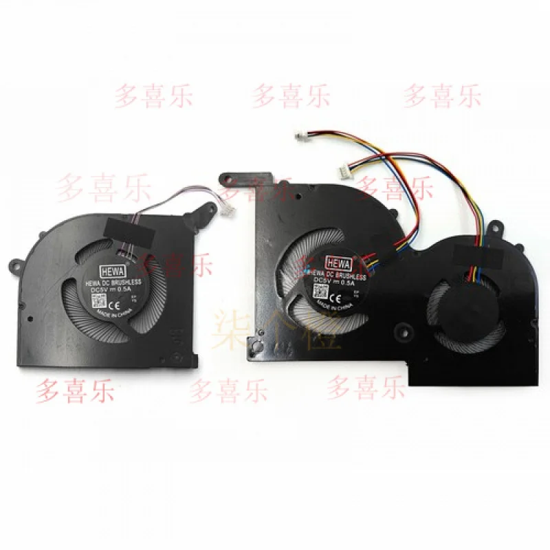 EE   New CPU GPU Cooling Fan for MSI GS66 WS66 Stealth 10SD 10SE 10SF 10SFS 10SGS