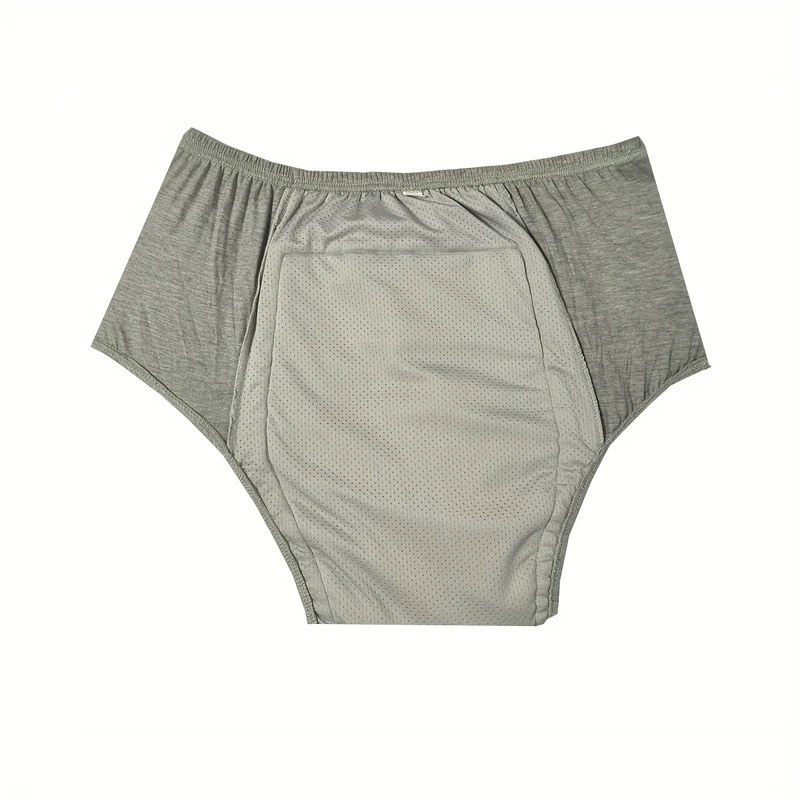 Adult Cloth Diapers With Snaps Elderly Nappy Pants Incontinence Underpants Waterproof 220ML