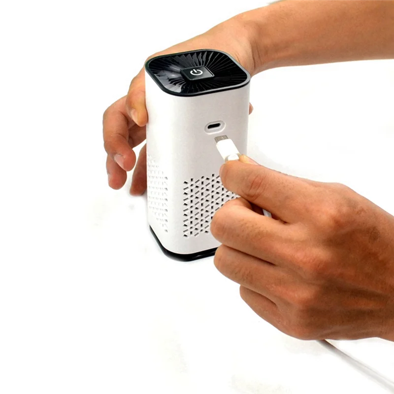 AD41-تنقية الهواء سيارة مولد الأيونات السالبة إزالة الفورمالديهايد مزيل الروائح الكريهة غسالة الدخان منقي هواء السيارة