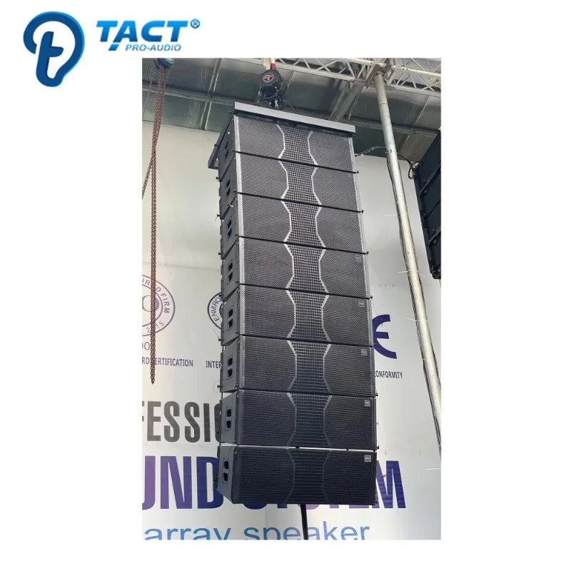 Picture 4: Line Array Sound System 2 Way Dual 12 Inch Neodymium Line Array Powered Outdoor Stage Performance Line Array Speaker System