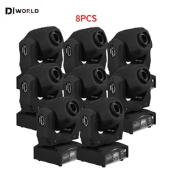 8PCS 60W LED Gobo Moving Head Light Spot Pattern Manual Focus DMX Rotating LED Stage Pattern Light For Dj Disco Party Show