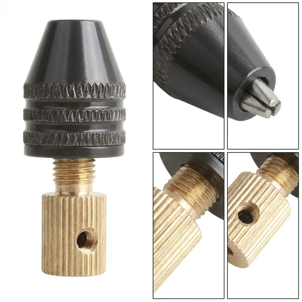 Electric Drill Chuck Adjustable Precision Design for DIY Applications 3.17MM 2.35MM 2MM Compatible with Wood ABS