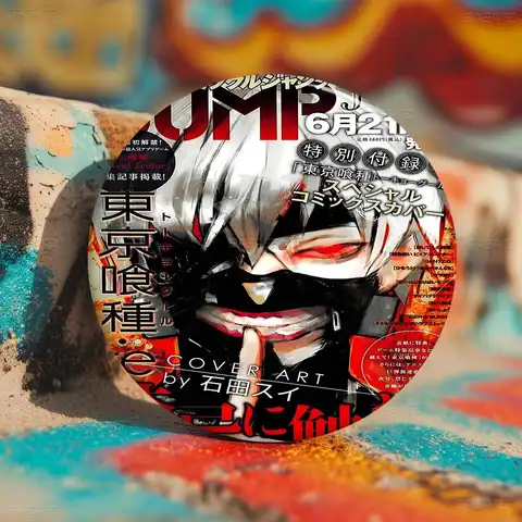 Anime Tokyo Ghoul Anime Knappnål Handgjord Brosch För Kläder Tecknad Badge Ryggsäck Dekoration Smycken Accessoarer 8 best sales Tokyo Ghoul-nål - №8