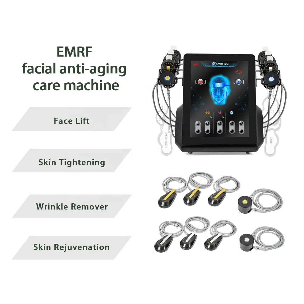 

EMRF Professional Facial Electrostimulation Emrf Face Ems RF Face Lifting Machine PEFACE Sculpt Face Pads Massager Device