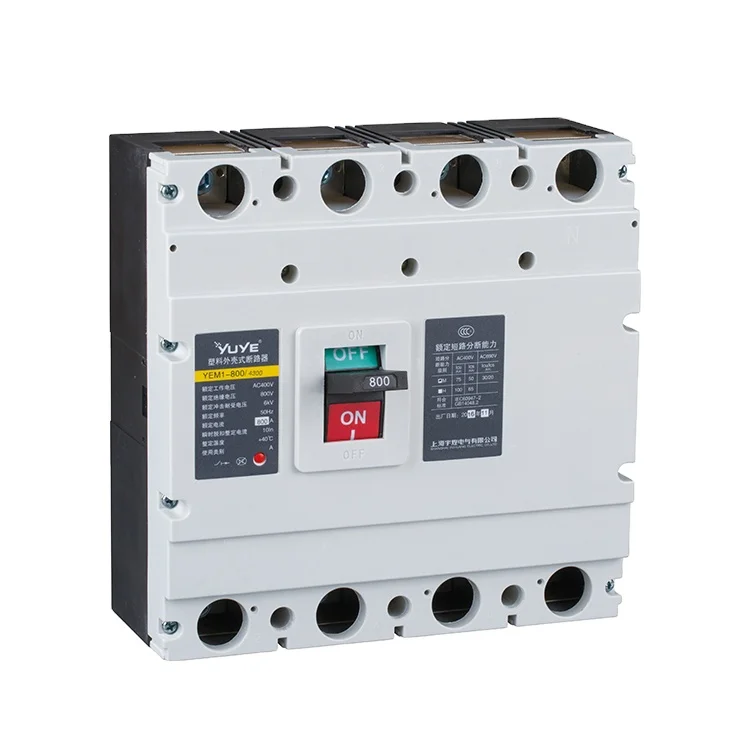 Generator Parts & Accessories Manufacturer Three Phase 630a 700a 800a 1000a 1250 Amp 3P 4P MCCB MCB Breakers