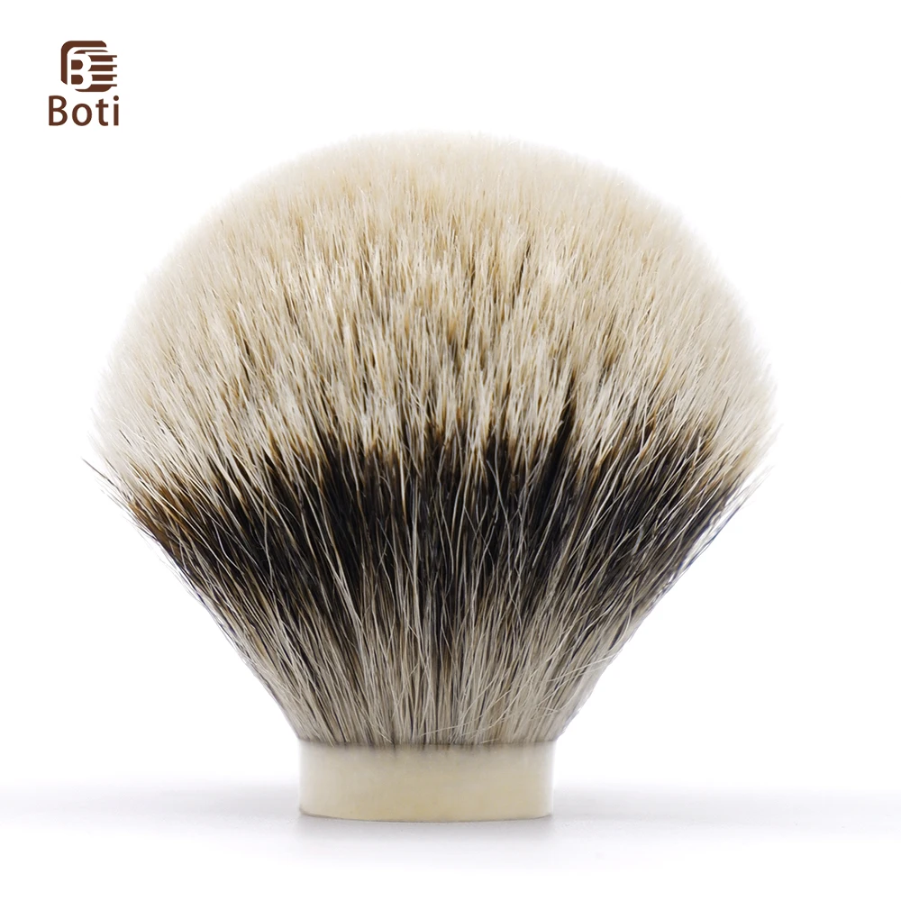 Boti SHD Enlightener Three Band Bulb Badger Hair Shaving Brush Kit with Shave Handle Beard Wet Shaving Cleaning Tools