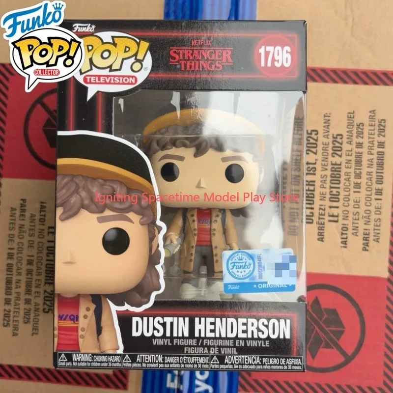 

Funko Original Strangers Pops Mike Wheeler #1783 Thing Will Byers Dustin Steve Action Figure Collectible Gift Decor Model
