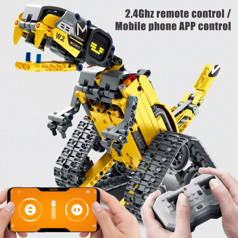 NEW 3in1 Creative LED Robot Wall·e High-tech App Rc Robot Functions DIY Educational Building Block Model For Children Toys Gifts