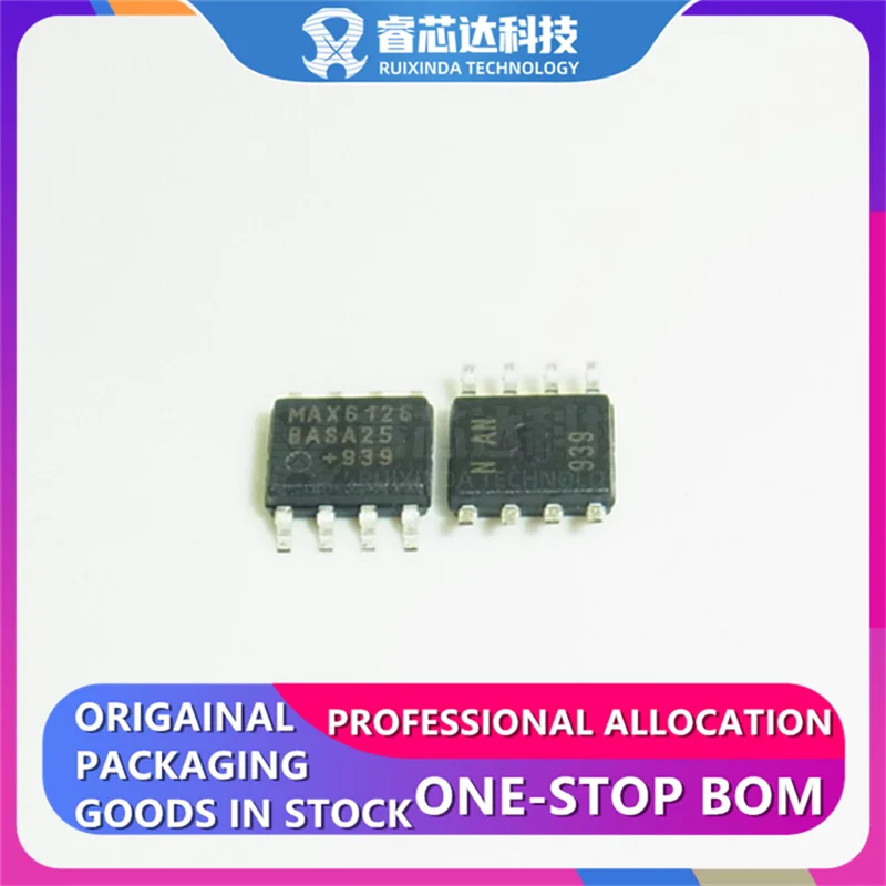 RXDNA MAX6126BASA25 SOP8 MAX6126BASA25+T MAX6126 Series Voltage Reference IC Fixed 2.5V V ±0.06% 10 mA 8-SOIC original genuine