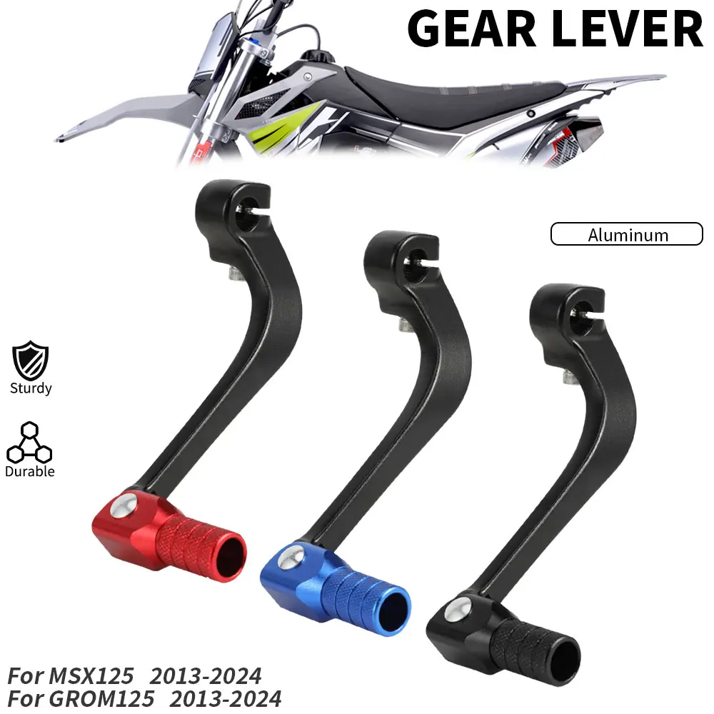 Motorrad Zubehör Schalthebel Shifter Hebel Für Honda MSX125 MSX125 GROM 125 2013-2024 Straße Straße Fahrrad aluminium