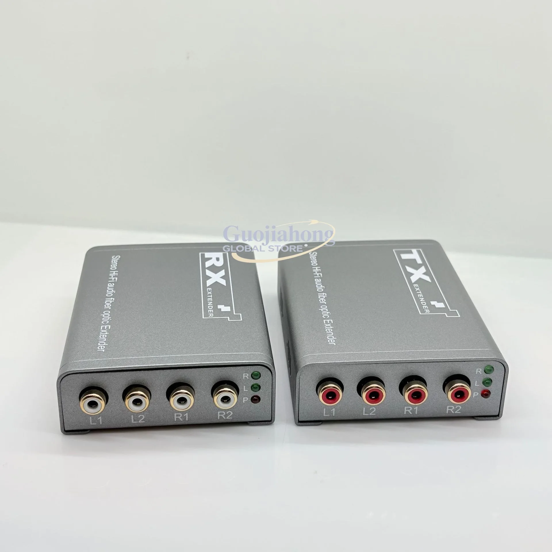 

Оптоволоконный трансивер-удлинитель SC RCA, красно-белый, 4 порта, для аудиоудлинителя, 20 км