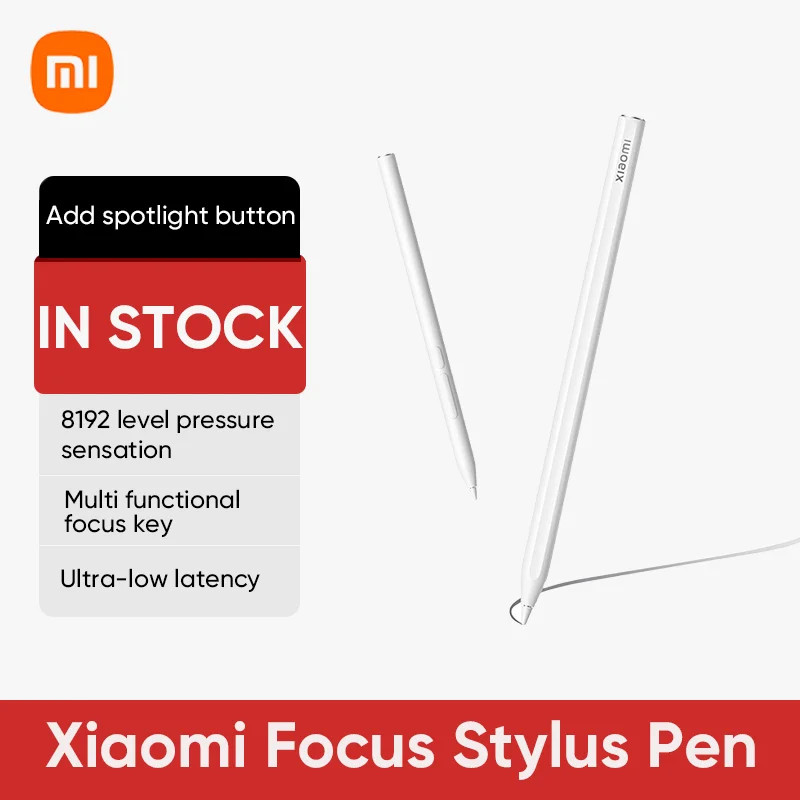 Nieuwe Xiaomi Focus Stylus Pen Voor Xiaomi Mi Pad 7/7 Pro/6 Max 14/6S Pro 12.4 tekenen Schrijven Tablet Smart Pen Palm Afwijzing