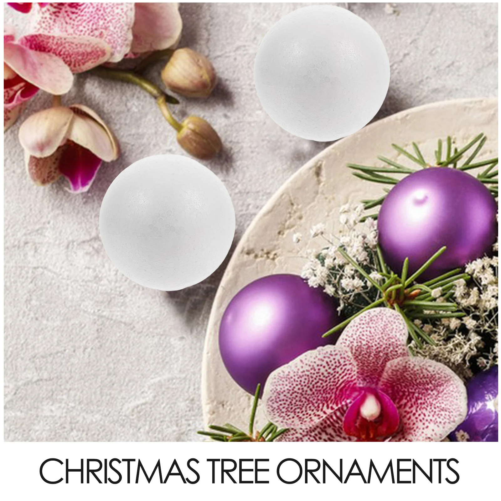 الحلي حشو DIY زخرفة كرات الحرفية البوليسترين الديكور واضح الحلي في الهواء الطلق عيد الميلاد